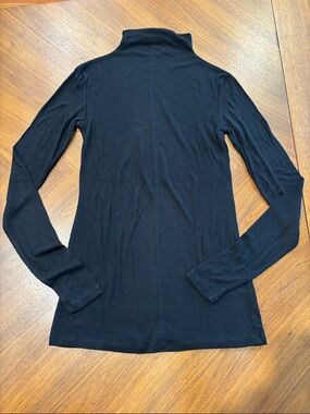 Babaton Black Long-Sleeve Turtleneck Top